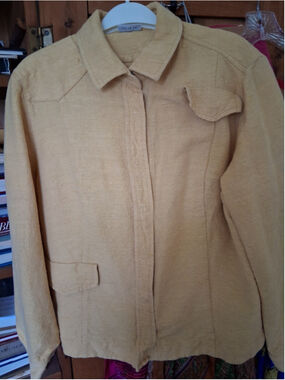 AKRIS PUNTO 100% Silk JACKET SIZE 16 Switzerland